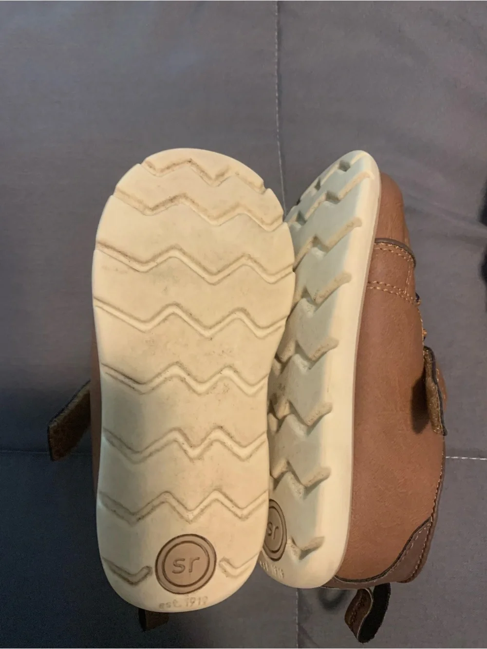Stride Rite Kids Wide-Fit Brown Casual Sneakers